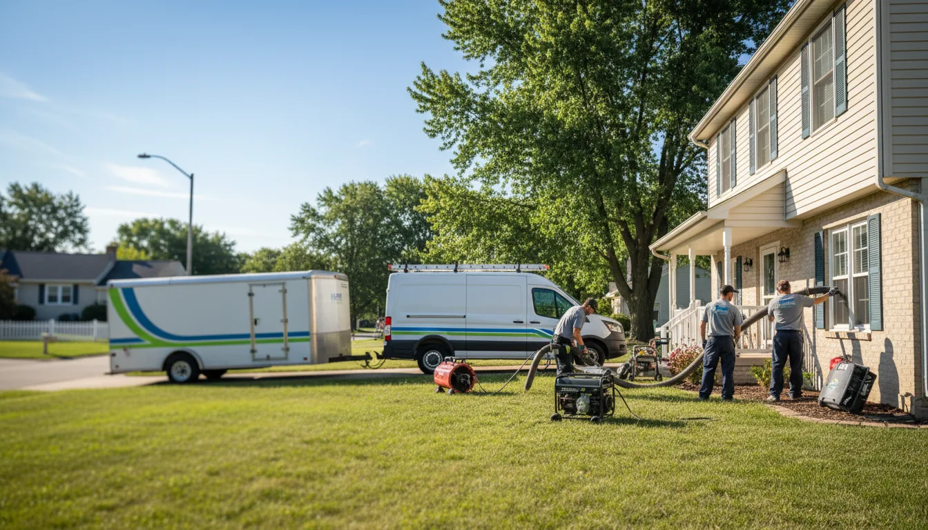 Flooded Basement Restoration And Cleanup With Repair in Upson, WI near me